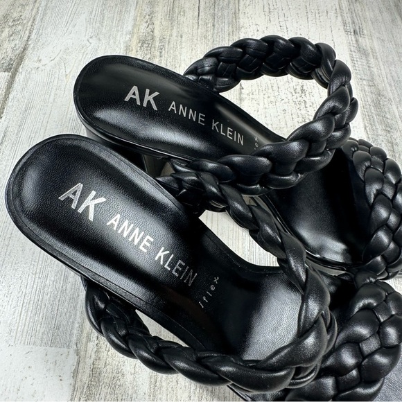 New Anne Klein  Alexander Braided  Platform Block Heel Sandal #918 - Picture 8 of 13